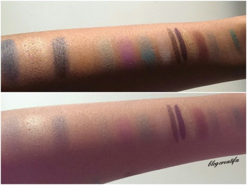 ELF eyeliner eyeshadow cream pigment pencil pressed mineral studio matte swatches before and after